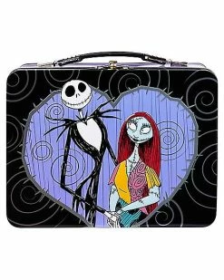 New 🛒 Meant To Be Jack and Sally Lunch Box - The Nightmare Before 🎅 Christmas 👏