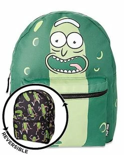 Coupon 👏 Reversible Pickle Rick 🎒 Backpack - Rick and Morty 🔔