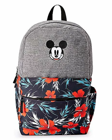 Deals ⌛ Floral Mickey Mouse 🎒 Backpack – Disney ✔️