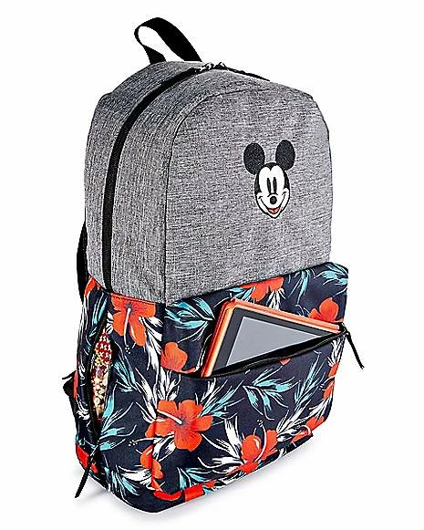 Deals ⌛ Floral Mickey Mouse 🎒 Backpack – Disney ✔️ - Image 7