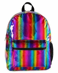 Best Pirce ⭐ Iridescent Rainbow 🎒 Backpack ✔️