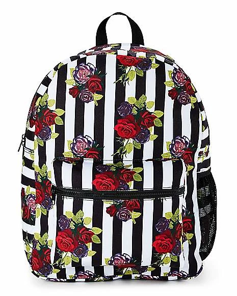 Top 10 β€οΈ Roses Striped π Backpack π