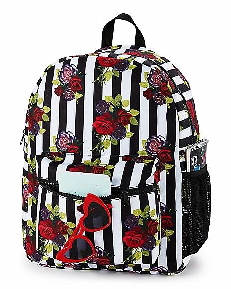 Top 10 β€οΈ Roses Striped π Backpack π - Image 5
