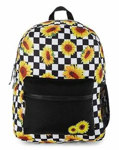 Best reviews of 👏 Checkered Sunflower 🎒 Backpack ⌛