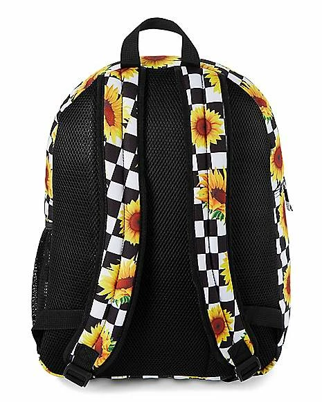 Best reviews of π Checkered Sunflower π Backpack β - Image 6