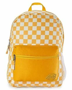 Coupon 🎁 Orange Checkered 🎒 Backpack - Dickies 🎉