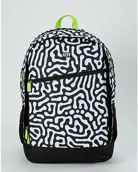 Brand new π― Black and White Neff π Backpack β