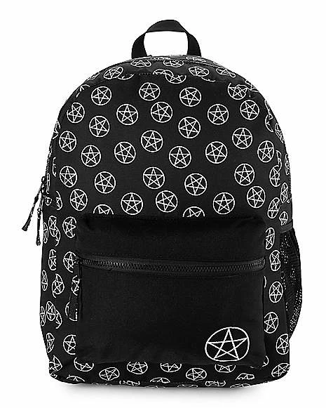 Discount ✨ Black Pentagram 🎒 Backpack 🔔