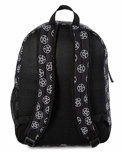 Discount ✨ Black Pentagram 🎒 Backpack 🔔 - Image 6