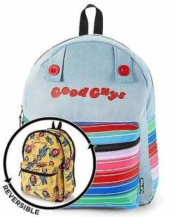 Wholesale 🌟 Reversible Good Guys Chucky 🎒 Backpack - Child's Play 🔔