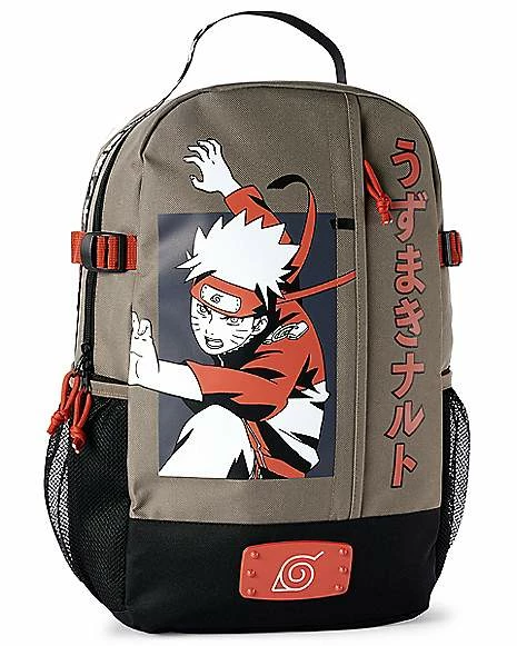 Budget 🎉 Leaf Village Badge Built-Up 🎒 Backpack - Naruto Shippuden 👏 - Image 2