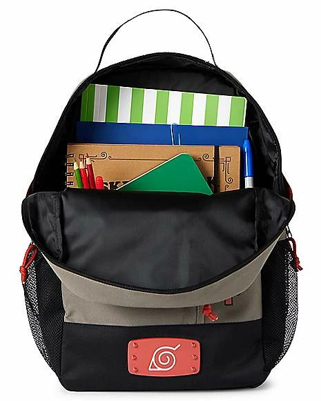 Budget 🎉 Leaf Village Badge Built-Up 🎒 Backpack - Naruto Shippuden 👏 - Image 5