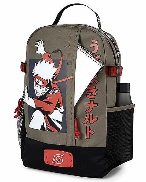 Budget 🎉 Leaf Village Badge Built-Up 🎒 Backpack - Naruto Shippuden 👏 - Image 6