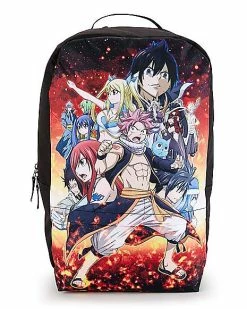 Best Sale 🔔 Fairy Tail Characters Sublimated 🎒 Backpack 😍