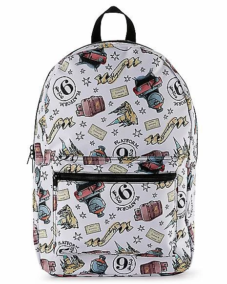 Budget 🔥 Harry Potter Icons Print 🎒 Backpack ✨