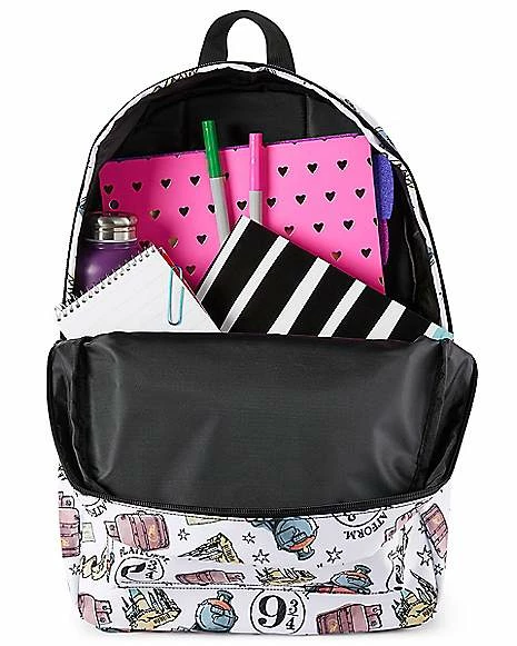 Budget 🔥 Harry Potter Icons Print 🎒 Backpack ✨ - Image 6