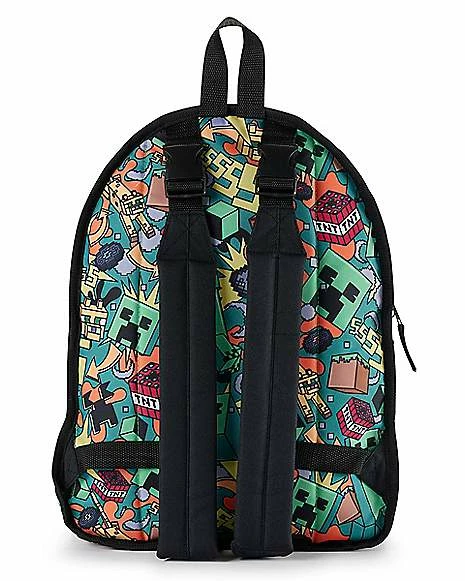Brand new 😀 Creeper Reversible 🎒 Backpack - Minecraft ❤️ - Image 10