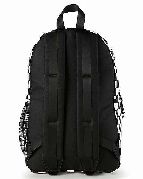 Coupon ๐ Black and White Checkered ๐ Backpack ๐ - Image 4