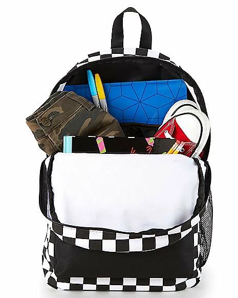 Coupon ๐ Black and White Checkered ๐ Backpack ๐ - Image 6