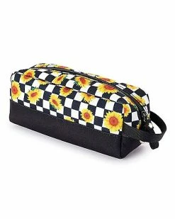 Best Sale π Sunflower Checkered Pencil Case βοΈ