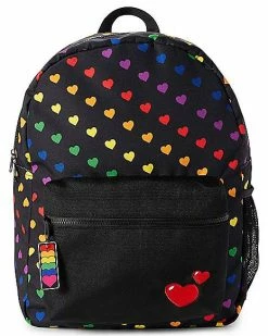 Buy 🛒 Rainbow Heart Print 🎒 Backpack 🤩