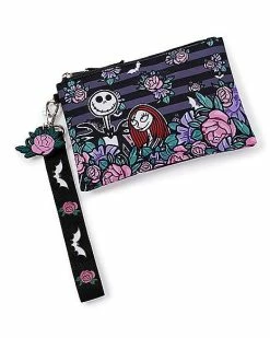 Top 10 😉 Jack Skellington and Sally Flowers Wristlet - The Nightmare Before 🎄 Christmas 🤩