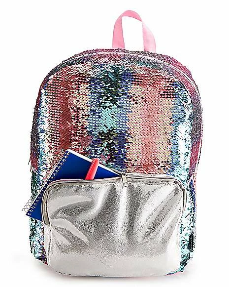 Budget 🛒 Pastel Magic Sequin 🎒 Backpack 😉 - Image 3
